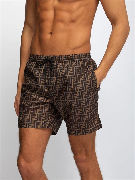 fendi men short|brown Fendi shorts.